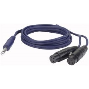 1,5mtr Stereo Jack/2XLR Female