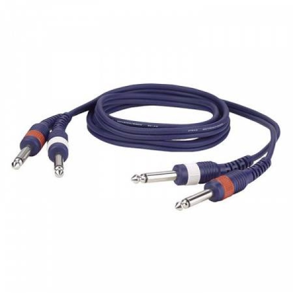 DAP - Audiokabel 1,5 M 2x jack mono - 2x jack mono