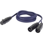 DAP - Audiokabel 1,5 M XLR F - 2 XLR M