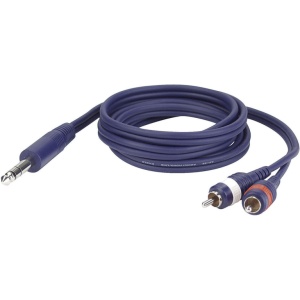 DAP - Audiokabel 3,0 M Stereo Jack - 2 RCA