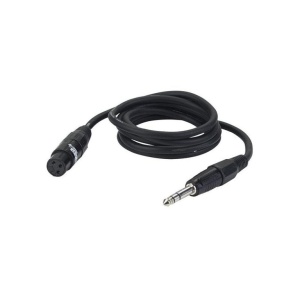 DAP - Audiokabel 6.0 mtr XLRF to Jack Stereo