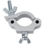 Half Coupler+Eye 230 Kg Silver for 50mm Tube, Slimline