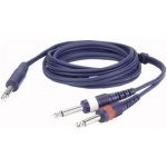 Mono Jack/2 Mono Jack 1,5mtr Line/Instrumentcable