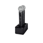 SHURE SLX-D Dubbele acculader, tafelmodel inc. Voeding