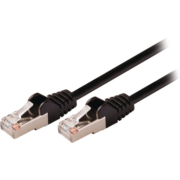 Valueline CAT5e SF/UTP Netwerkkabel RJ45 (8/8) Male - RJ45 (8/8) Male 0.25 m Zwart