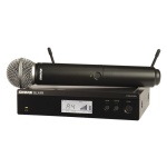 BLX-R Wireless System, includes SM58 Handheld Transmitter and BLX4RE Receiver, frequency band T11 (863-865 MHz)