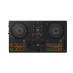 Compacte 2-kanaals dj-controller