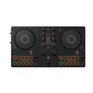 Compacte 2-kanaals dj-controller