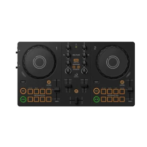 Compacte 2-kanaals dj-controller