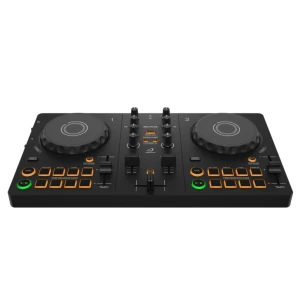 Compacte 2-kanaals dj-controller