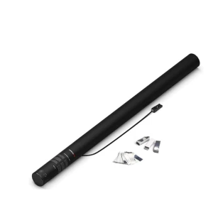 Electric Cannon 80 cm - Confetti - White+Silver