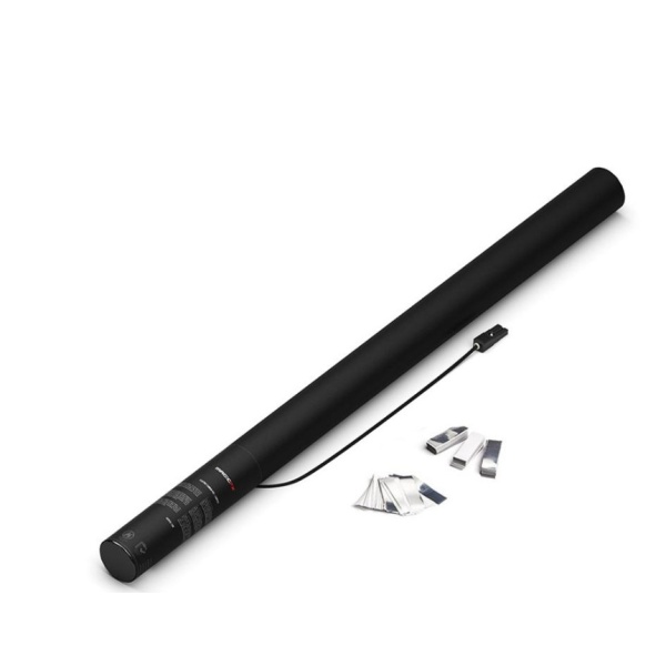 Electric Cannon 80 cm - Confetti - White+Silver