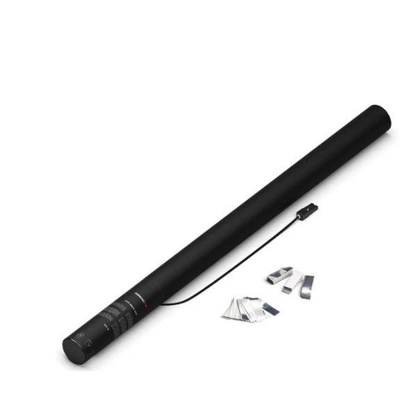 Electric Cannon 80 cm - Confetti - White+Silver