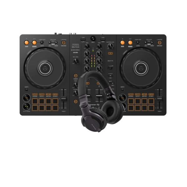Pioneer DJ DDJ-FLX4 + Pioneer DJ HDJ-CUE1