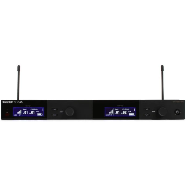 Shure SLXD4D-K59 dubbele draadloze ontvanger