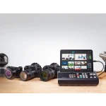 StreamLive™ PRO All-in-one Multi-channel AV Mixer with Streaming, External USB Recording, Audio, vid