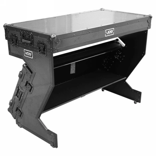 UDG Ultimate FlightCase Portable Z-Style DJ Table Black Plus
