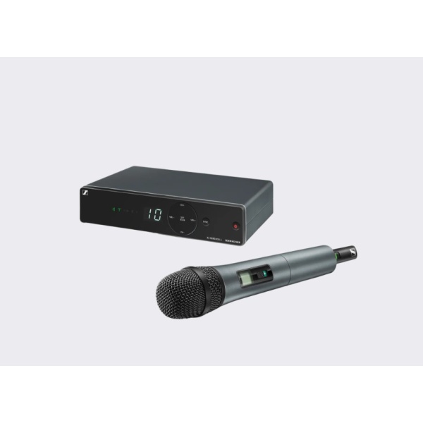 Vocal set each with 1x EM XSW 1, SKM 825 XSW (dynamic, cardioid), NT 12-5 CW, MZQ 1, frequency range: A (548 - 572 MHz)
