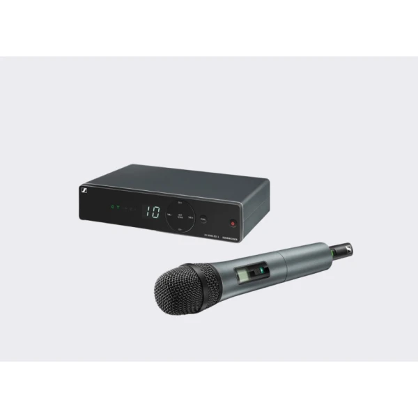 Vocal set each with 1x EM XSW 1, SKM 825 XSW (dynamic, cardioid), NT 12-5 CW, MZQ 1, frequency range: A (548 - 572 MHz)