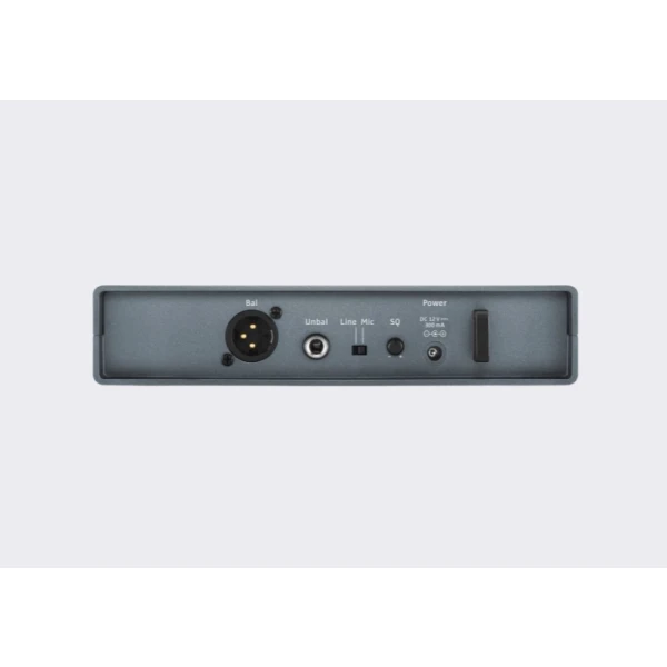 Vocal set each with 1x EM XSW 1, SKM 825 XSW (dynamic, cardioid), NT 12-5 CW, MZQ 1, frequency range: A (548 - 572 MHz)