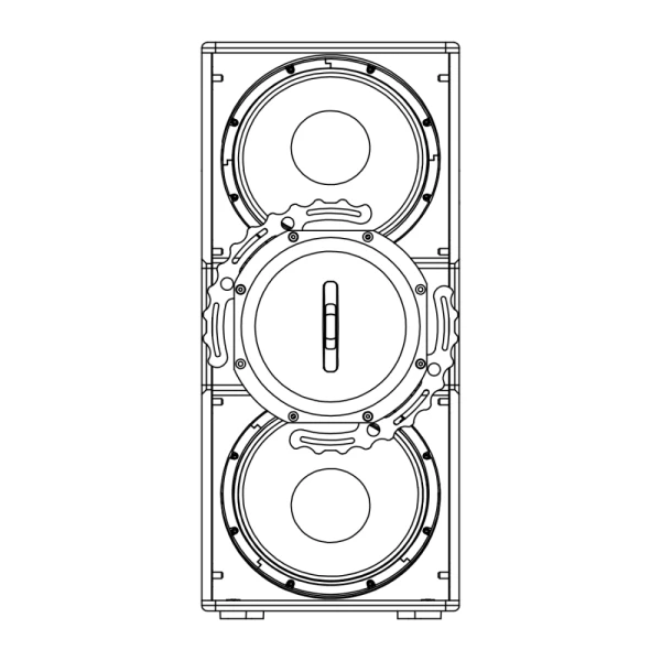 Active 3-way Point-Source SpeakerB&C Custom 2x12" + Coaxial Ring Radiator Driver80°x45° Rotatable, 1920W Class-D w/ 96kHz DSP, ethernet controlled via Software X-NET