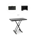 Gravity KSX 2 RD SET 1 - Keyboard stand X-Form double and support table Set 1