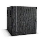 Active Front-Loaded Arrayable SubwooferB&C Custom 1x18" 2200W Class-D, 138,5dB Peak (Obs: lock pins not includ.)
