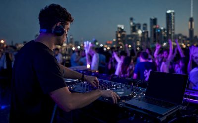 DJ gaat met zijn eigen gear live aan de slag in de club