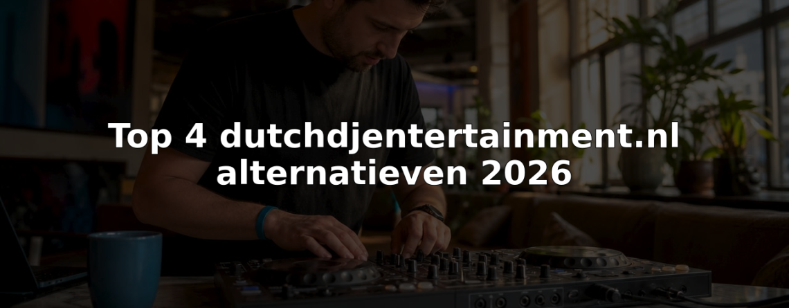 Een DJ loopt door een muziekwinkel en bekijkt aandachtig de nieuwste DJ-apparatuur.