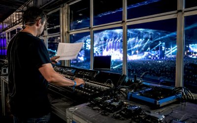 Technicus voor het ontwerpen en aanleggen van bekabelingsschema’s voor intercomsystemen in theaters