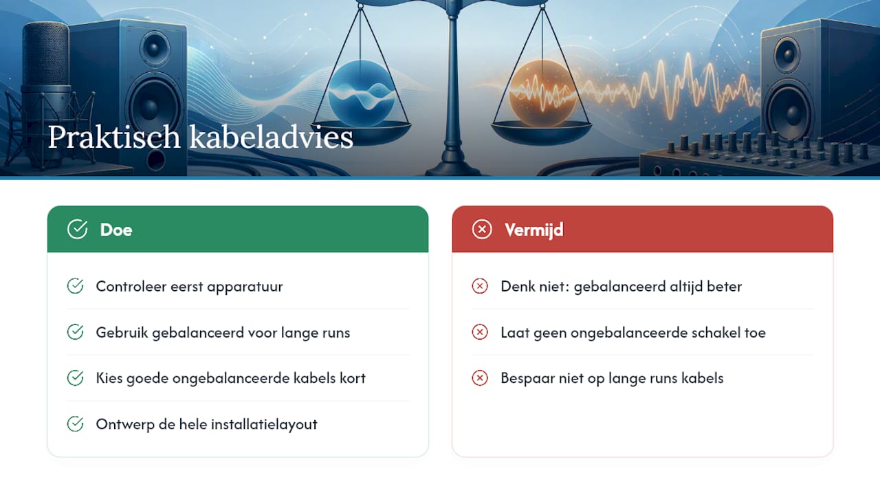 Waarom kabeladvies vaak te theoretisch blijft — overview diagram