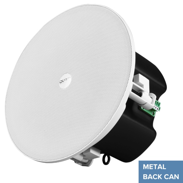 Quad - Ceiling Pro 4-B 4-inch two-way coaxial ceiling loudspeaker (with Back Can) (PRICED INDIVIDUALLY - 8PCS/CTN)