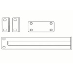 Quad - RMK-1 Rack mount kit for QI Series Amplifiers