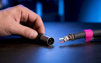 Anonieme kabeluiteinden met XLR-connectoren