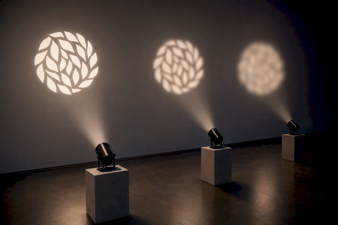 Verschillende scherpte door de afstand van de projectie