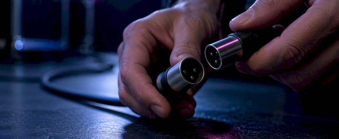 DMX-terminator op de laatste XLR-verbinding