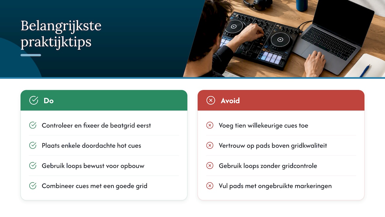 Wat de meeste gidsen over hot cues en loops missen — overview diagram